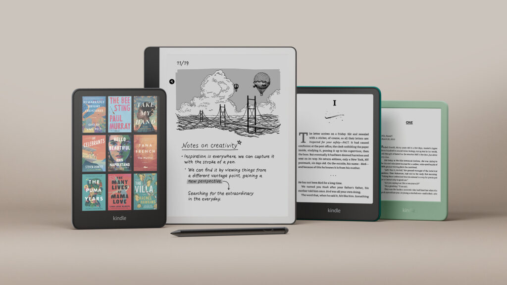 Amazon kindle Coloursoft signature edition